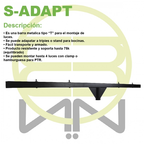 Schalter S-ADAPT Estructura T Soporte Para Colgar Luces Dj
