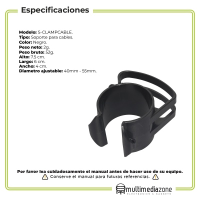 Clamp Clip Para Cable De Iluminacion en Truss