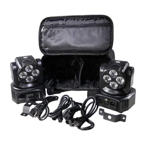 Mini Cabeza Movil Led Wash 4x10 Watts Robotica Rgbw