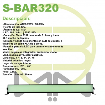 Barra LED Colores Para DJ 16