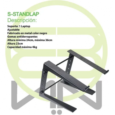 Base Para Laptop De Metal Para Dj