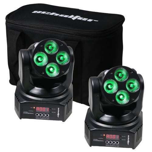 Mini Cabeza Movil Led Wash 4x10 Watts Robotica Rgbw