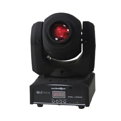 Mini Beam Cabeza Movil Led Alta Velocidad Con Gobos 1x30w