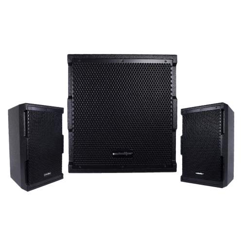 Subwoofer Amplificado 15 Pulgadas Con Satelite Profesional
