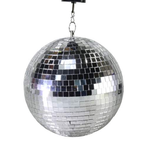 Bola Disco Motorizada Espejo Cristal 20 Cm Diámetro