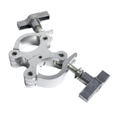 Hamburguesa Doble Clamp Aluminio Tubo 2 Pulg Soporte 300kg