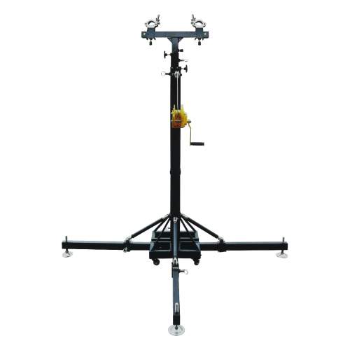Stand Elevador Manual 4m Luces Disco Dj Con Brazo De Carga