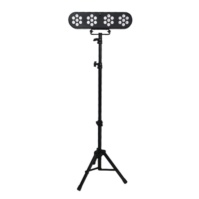 Cañon Led Cuadruple Iluminacion Rgb Con Soporte