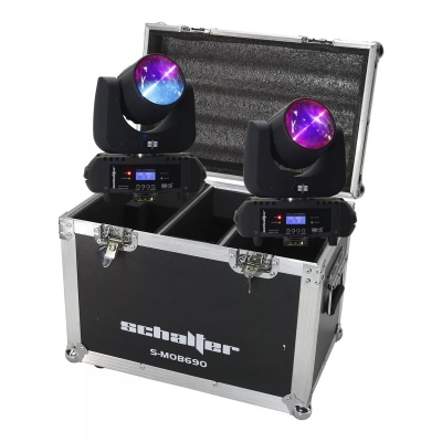 Cabeza Movil Beam Led 90w Color Wheel Case Estuche Doble