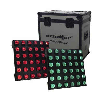 Panel 2 Pzas Led 36x8 Rgbw 4 En 1 Dmx Con Case